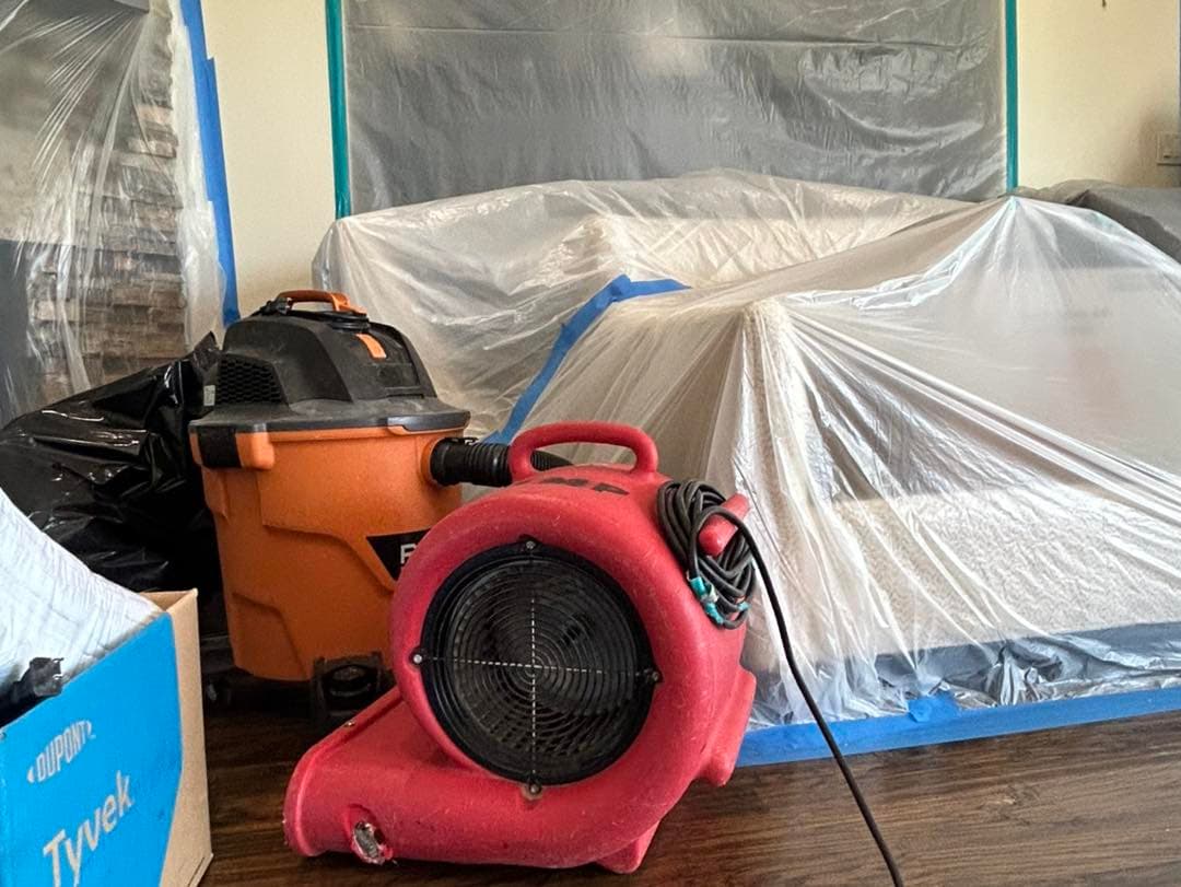 GOAT Home Services restoration equipment ready for insurance-covered work